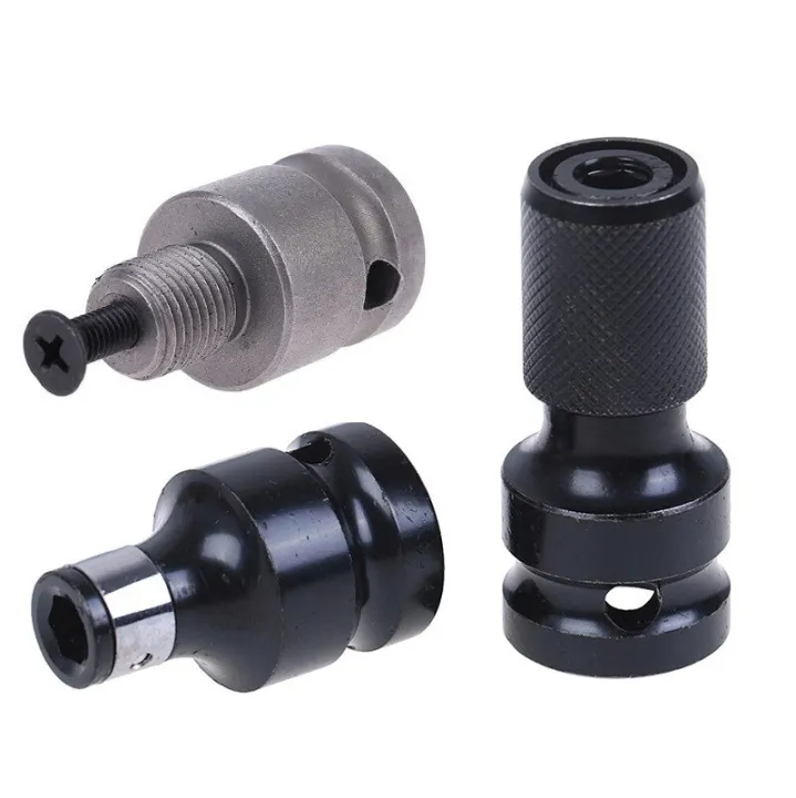 3Pcs 1/2 Inch Hex Drill Chuck Socket Adapter Converter Tool For Power