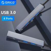 อลูมิเนียม ORICO ฮับ Type C 4พอร์ต USB 3.0 2.0อัลตร้าสลิมแบบพกพา Splitter เครื่องอ่านการ์ดสถานีอะแดปเตอร์สำหรับอุปกรณ์คอมพิวเตอร์