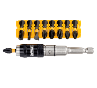 DEWALT ชุดดอกไขควง 10 ชิ้น DT70518T-QZ พร้อมหัวจับดอกสว่านแบบหมุนได้