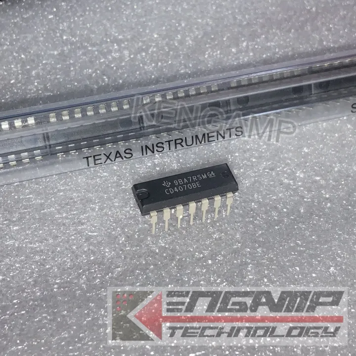 (1ตัว) [IC] CD4070BE CD4070 TEXUS DIP-14 Quad 2-Input EXCLUSIVE-OR Gate ...