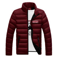 2021 New Mens Martini Racing Printing Winter Thicken Fashion Zipper Jackets Warm Slim Casual Cotton Harajuku Sportswear Coats