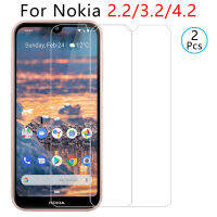 2ชิ้นกระจกนิรภัยสำหรับ Nokia 2.2 3.2 4.2กระจกป้องกันหน้าจอบน Nokia4.2 Nokia3.2 Nokia2.2ความปลอดภัย Tremp โทรศัพท์9H