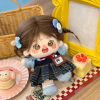 20cm Girls Cute Doll Brown Hair Happy Smile Idol Dolls Chen Linong Xiao Zhan Yibo Minhyuk Kihyun Hyung Won Fans Colleciton