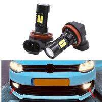 For VW Polo Mk5 Gti Hatch 6R 6C 2009-2017 2x CANBus 21w 21 LED White Front Fog Lamp Bulbs  LEDs  HIDs