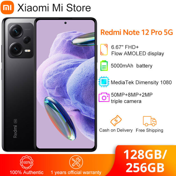 Global Version Xiaomi Redmi Note 12 Pro 5G Smartphone 50MP OIS Camera ...