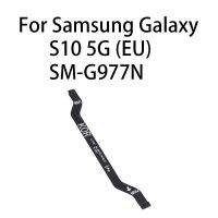 แผงวงจรหลักของแท้ตัวเชื่อมต่อเมนบอร์ดแบบงอสายสำหรับซัมซุง Galaxy S10 5G (EU) SM-G977N