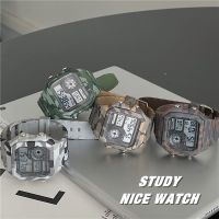 【Hot Sale】 trendy camouflage watch for male students high-value simple sports multi-functional ins black technology sense digital