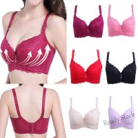 【Ready Stock】 ♀◇✒ C15 Bra Women with Wire Full Cup Push Up Plus Size Lace Wired Ladies Adjustable Big Size Bras