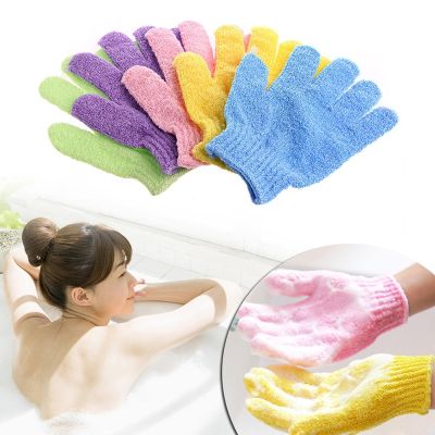 【cw】 Five Fingers Shower Gloves Household Children Supply Cleaning Durable Gadgets