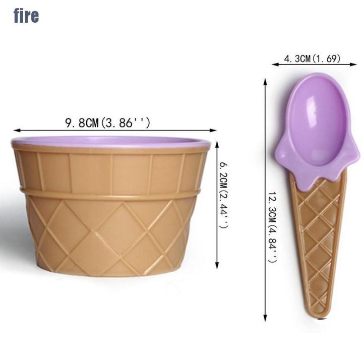 wbefire-ชามไอศกรีม-พร้อมช้อน-6-สี