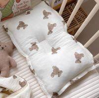 Baby Shaping Pillow Cartoon Cute Bear Cotton Breathable Soft Pillow เพื่อป้องกันหมอนแบน