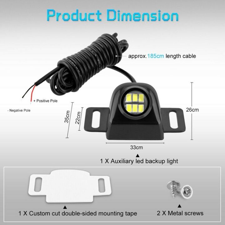 5w-3020-6led-super-bright-car-reverse-lamp-auxiliary-rear-backup-parking-light-accesorios-coche-external-lights