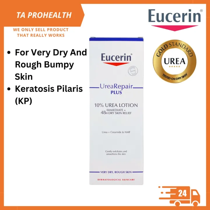 Eucerin UreaRepair Plus 10 Urea Lotion For Very Dry And Rough Skin + Keratosis Pilaris (KP