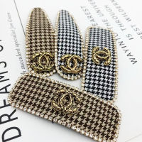 แฟชั่นคลาสสิก Houndstooth กิ๊ปหนีบผมด้านข้างเกาหลีใหม่ Headwear คลิปด้านข้างด้านหลังกิ๊บหนีบผม Headwear BB คลิปสำหรับสุภาพสตรี