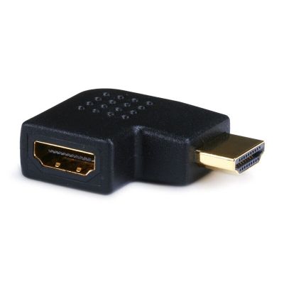 สายเคเบิลอะแดปเตอร์ HDMI มุมขวา4K 60Hz ทำมุม270องศาหัวแปลงสัญญาณ HDMI HDMI 2.0ตัวผู้กับตัวเมียสายเคเบิลอะแดปเตอร์