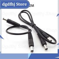 Dgdfhj Shop 12V 3A DC Male to Male Power Supply Diy Cord Cable 5.5*2.1mm Male CCTV Adapter Connector Power Cords 0.5M/1M/2M