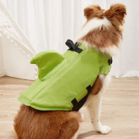 Kimpets 2021 Dog Life Vest Summer Shark Pet Life Jacket Dog Clothes Dogs Swimwear Pets Swimming Suit Professional Dog Lifesaver