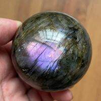 Natural Stone Labradorite Rock Polished Crystal Ball Quartz Sphere Moonstone Feng Shui 2022 Decoration Gift Reiki Healing