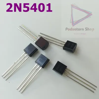 5Pcs 2N5401 -0.6 A, -160 V PNP Transisto TO-92 จำนวน 5 ตัว