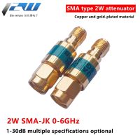 ✐ 1PCS 2W DC-6GHz SMA Male to SMA Female Coaxial RF Attenuator 1/2/3/5/6/10/15/30db Attenuator SMA Fixed Connectors Gold Plated