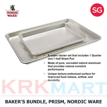 Nordic Ware Prism Textured Aluminum Big Sheet Baking Pan - World