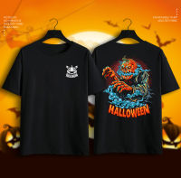 เสื้อยืดพรีเมี่ยม  Halloween T-shirt Pumpkin/Skeleton G03 เสื้อยืดฮาโลวีน เสื้อยืดเด็ก เสื้อยืดผู้ใหญ่ เสื้อยืดคอกลมผ้าฝ้าย เหมาะกับงานปาร์ตี้ฮาโลวีน ชุดแม่ลูก