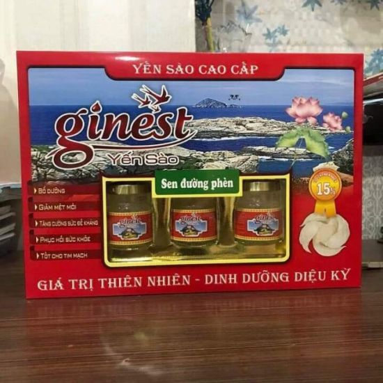 Yến sào cao cấp ginest sen đường phèn - ảnh sản phẩm 1