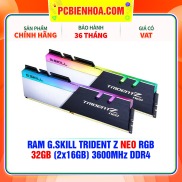 RAM G.SKILL TRIDENT Z NEO RGB 32GB 2X16GB 3600MHZ DDR4 F4-3600C18D-32GTZN