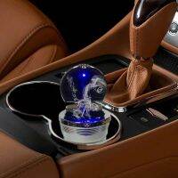 ✿♙✔ Car Ashtray With Lid Portable Detachable Vehicle Universal Automatic Light Indicator Mini Auto Ash Tray Interior Parts Style