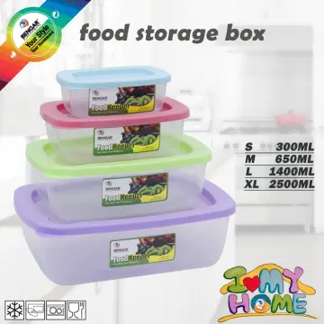 Multi Glass Transparent Lunch Boxes Set Microwave Lunch Box Set Kotak  Makanan Kaca Bekas Tupperware With Lid Flosso