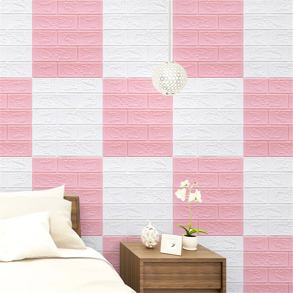 Buy pack of 4 3d foam brick wall sheets at best price in Pakistan | homazing