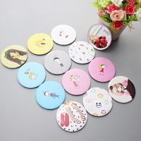 【BEIBEI】 【Buy 1 Get 1】Cute Cartoon Mini Round Hand Mirror Pocket Makeup Mirrors Gift