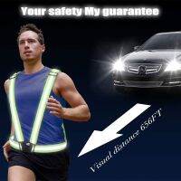 Safety Vest Reflective Belt High Visibility Coat with Grey Straps Fabric Elastic Reflecting Belt Jaket Keselamatan