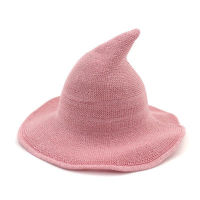 Wizard Hat Cap Foldable Pointed Cap Halloween Party Costume Women Lady Cap Halloween Party Hat Festival Party Hat