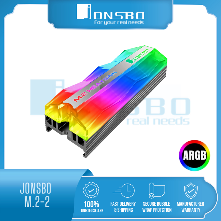 Jonsbo M.22 ARGB M.2 SSD Heatsink Cooler Lazada