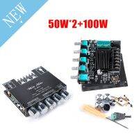 T21 Subwoofer Amplifier Board 50WX2 100W 2.1 Channel Power Audio Stereo Amplifier Tone Board Bass AMP AUX 12V 24V