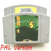 Paper M Don K Starcr PAL Version Cartridge for 64 bit Console EU Video Game Console English Language Card