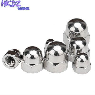 M3 M4 M5 M6 M8 M10 M12 304 A2 Stainless Steel Hex Hexagon Cap Acorn Nut Cover Blind Nut Nails  Screws Fasteners
