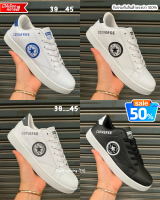 รองเท้าคอนเวิร์สหนังConverse size:39-45EU รองเท้าผ้าใบ รองเท้าคอนเวิร์ส รองเท้ากีฬา รองเท้าใส่ทำงาน รับประกันสินค้าตรงปก100% รองเท้าแฟชั่น V38B017  [ Big Deal ]