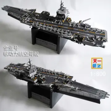 Academy USS Enterprise CVN-65 Aircraft Carrier Plastic Model Kits 1/600  Scale