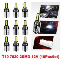 (Premium car)10Pcs T10 W5W หลอดไฟ Led Canbus Error ฟรี Super Bright 194 168ภายในรถอ่านหนังสือแผนที่โดมโคมไฟ6000K สีขาวหลอดไฟอัตโนมัติ