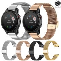 [HOT JUXLLKBKOW 514] Essidi 22มม. ใหม่สายนาฬิกาตาข่ายสำหรับ Garmin Fenix 7 6 5 Plus Pro Forerunner 945สร้อยข้อมือสแตนเลสสำหรับ Approach S60