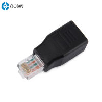 อะแดปเตอร์สายเคเบิลอีเทอร์เน็ตไขว้ RJ45 M/F อะแด็ปเตอร์ครอสโอเวอร์ตัวผู้กับตัวเมีย