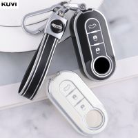 New TPU Car Key Case Cover Shell For FIAT Ducato 500 500L Panda Grande Punto Lancia Musa Citroen Jumper Peugeot Boxer Keychain Key Chains