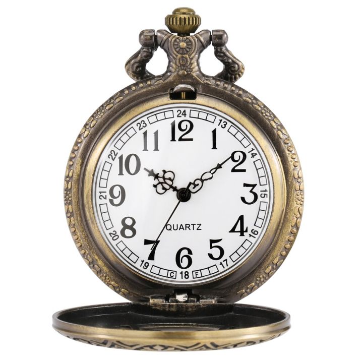 นาฬิกาพกรูปผีเสื้อกลวงมีเอกลักษณ์ดูหรูหราสร้อยคอควอตซ์ทองเหลืองย้อนยุคพร้อมจี้โซ่บางของขวัญวันแม่