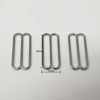 【cw】 Wholesale 10 pcs/lot Coated Figure 8 shape bra hooks and sliders strap fasteners