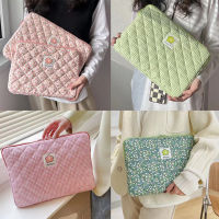 Flower Plaid Laptop Sleeve 11 13 14 15 Inch for Air4 10.9 Pro 9.7 12.9 Laptop Carrying Bag for M 2 13.6 Tablet Pouch2023