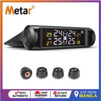 Metar External TPMS [True] Color Screen Tire Pressure System Solar Wireless LED Display