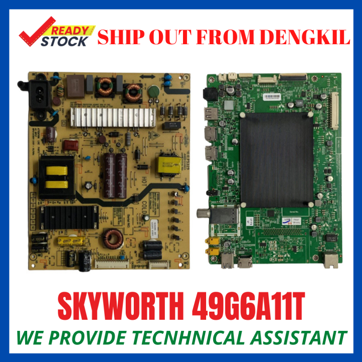 Skyworth 49G6A11T Powerboard Mainboard Power Supply Board Original Ready Stock Lazada
