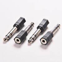 Joldhans 1Pcs 6.5mm 1/4 Male to 3.5mm 1/8 Female Stereo Audio Mic Plug Adapter Mini Jack